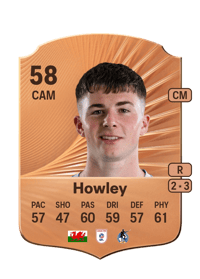 Ryan Howley Rare 58 OVR