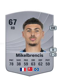 William Mikelbrencis Common 67 OVR
