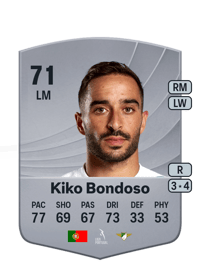 Kiko Bondoso Common 71 OVR