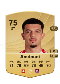 Zeki Amdouni Common 75 OVR