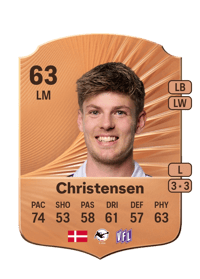 Frederik Christensen Rare 63 OVR