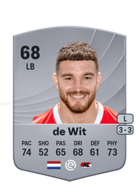 Mees de Wit Common 68 OVR