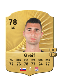 Dominik Greif Rare 78 OVR