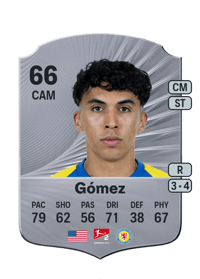 Johan Arath Gómez Rare 66 OVR