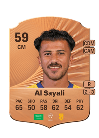 Basil Al Sayali Rare 59 OVR