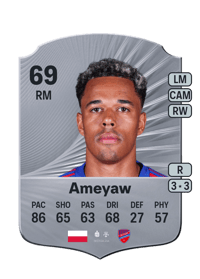 Michael Ameyaw Rare 69 OVR