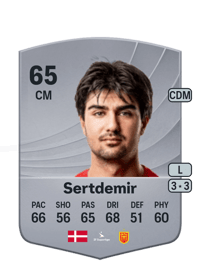 Zidan Sertdemir Common 65 OVR