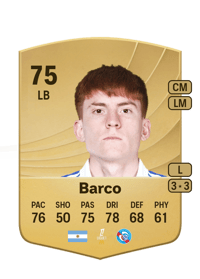 Valentín Barco Common 75 OVR