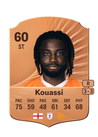 Kylian Kouassi Rare 60 OVR