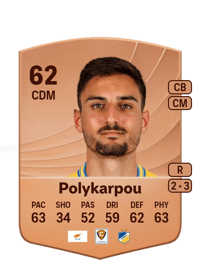 Paris Polykarpou Common 62 OVR