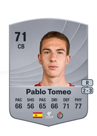 Pablo Tomeo Common 71 OVR