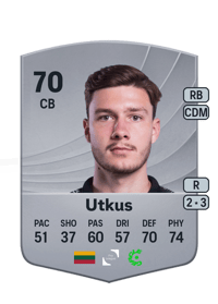 Edgaras Utkus Common 70 OVR