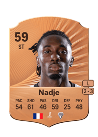 Noah Nadje Rare 59 OVR