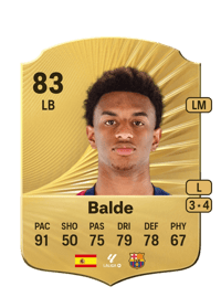 Balde Rare 83 OVR