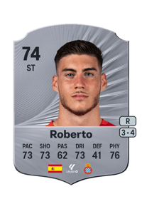 Roberto Rare 74 OVR