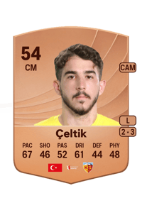 Yiğit Emre Çeltik Common 54 OVR