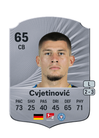 Mladen Cvjetinović Rare 65 OVR