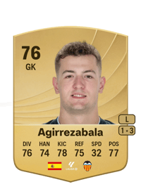 Agirrezabala Common 76 OVR