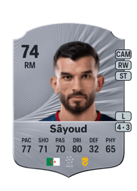 Amir Sâyoud Rare 74 OVR