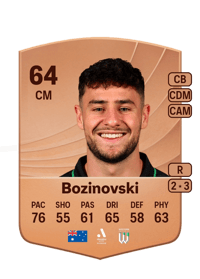 Rhys Bozinovski Common 64 OVR