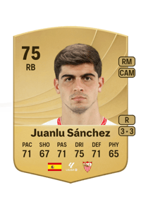 Juanlu Sánchez Common 75 OVR