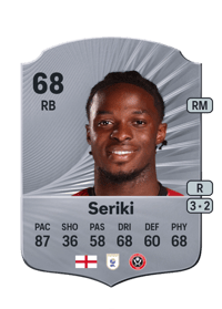 Femi Seriki Rare 68 OVR