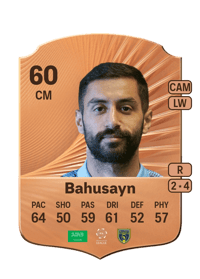 Ahmed Bahusayn Rare 60 OVR