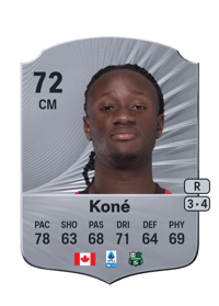 Ismaël Koné Rare 72 OVR