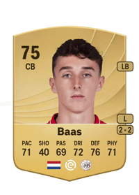 Youri Baas Common 75 OVR