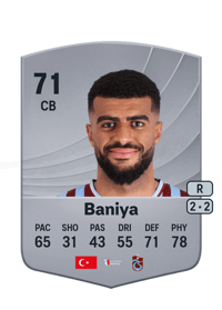 Rayyan Baniya Common 71 OVR