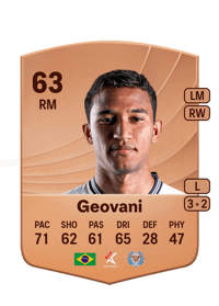 Geovani Common 63 OVR