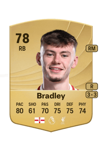 Conor Bradley Common 78 OVR