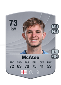 James McAtee Common 73 OVR
