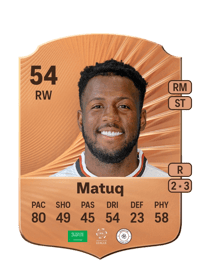 Abdullah Matuq Rare 54 OVR