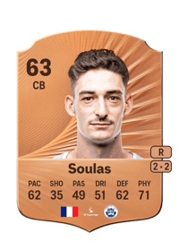 Maxime Soulas Rare 63 OVR
