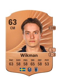 Adam Wikman Rare 63 OVR