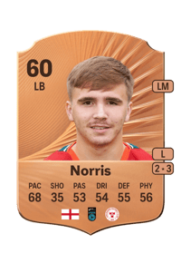 James Norris Rare 60 OVR