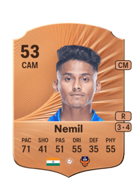 Muhammed Nemil Rare 53 OVR