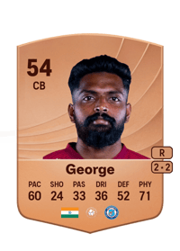 Jestin George Common 54 OVR