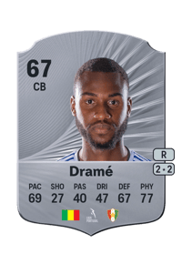 Issiar Dramé Rare 67 OVR