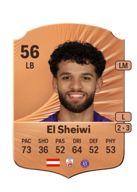 Ziad El Sheiwi Rare 56 OVR