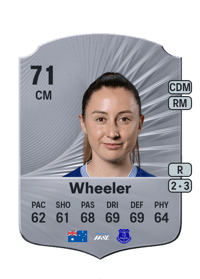 Clare Wheeler Rare 71 OVR