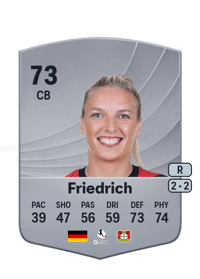 Melissa Friedrich Common 73 OVR