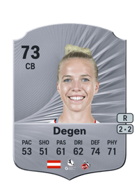 Celina Degen Rare 73 OVR