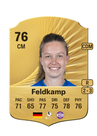 Jana Feldkamp Rare 76 OVR