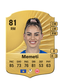 Erëleta Memeti Rare 81 OVR