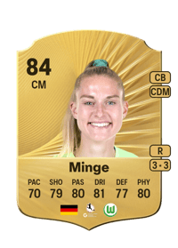 Janina Minge Rare 84 OVR