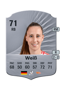 Anna Weiß Rare 71 OVR
