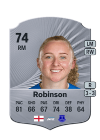 Katie Robinson Rare 74 OVR