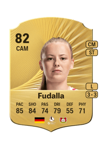 Vanessa Fudalla Rare 82 OVR